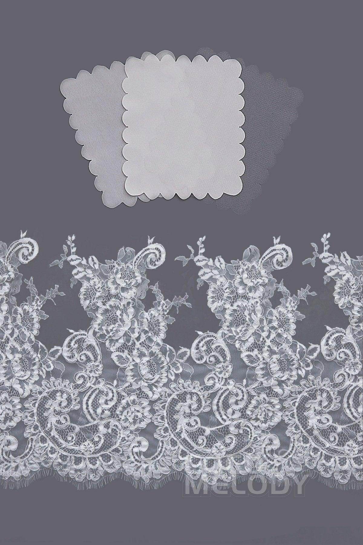 Bridal Gown LD3832 Fabric Swatch SWWD18010 - COCOMELODY